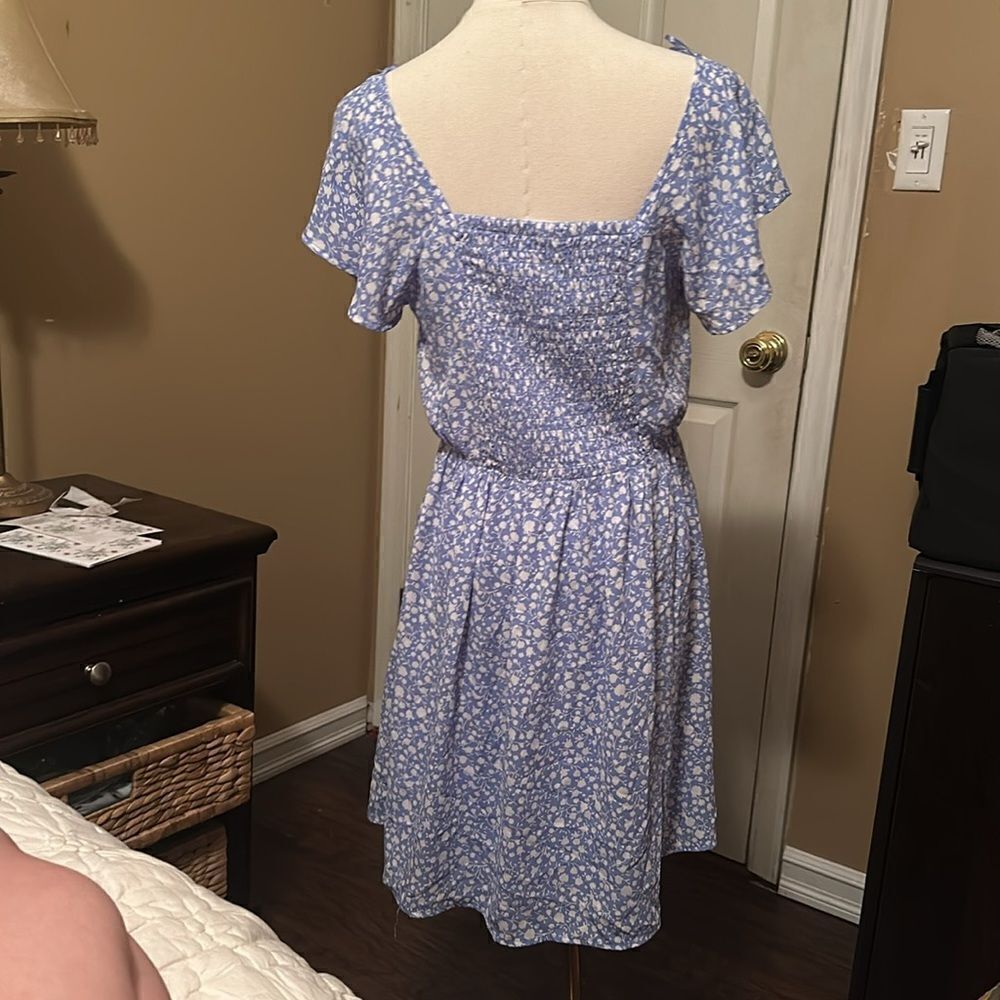 Midi floral dress - Picture 2 of 2